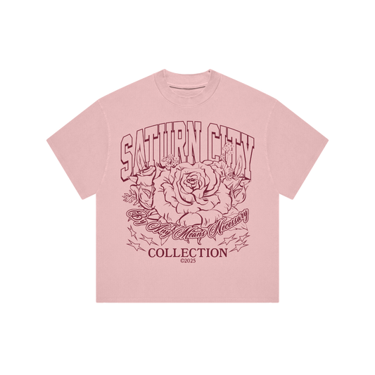 Pastel Pink “Floral” Tee