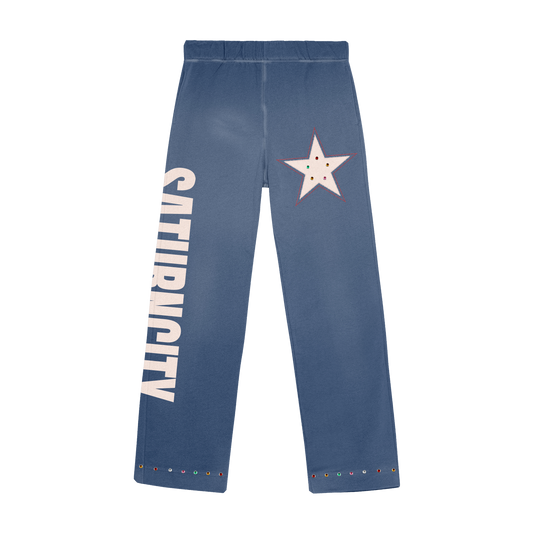 Starboy Blue Baggy Sweats
