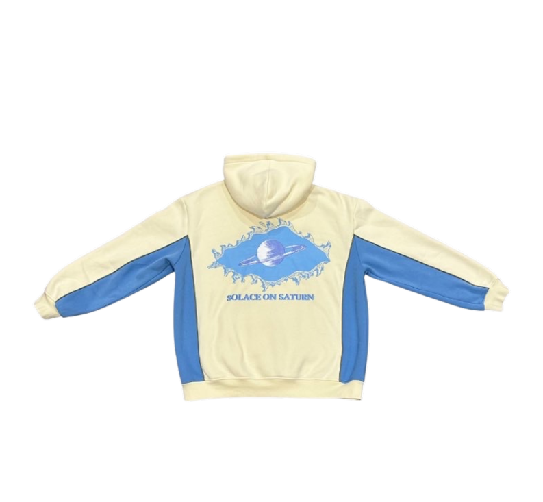 OG ZIP-UP HOODIE CREAM/BLUE